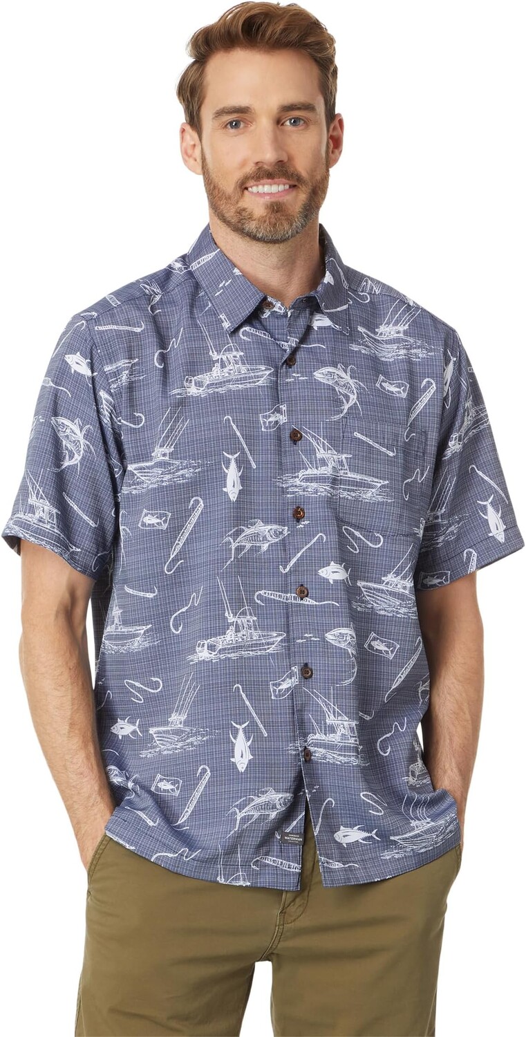 

Рубашка на пуговицах Line Spinner Quiksilver, цвет Medieval Blue Line Spinner