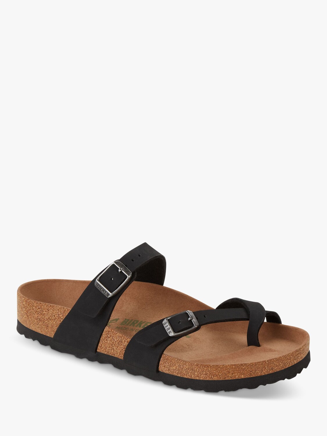 

Mayari Birko Flor Bikribuc Земляные веганские сандалии с ремешками и регулярным носком Birkenstock, черный