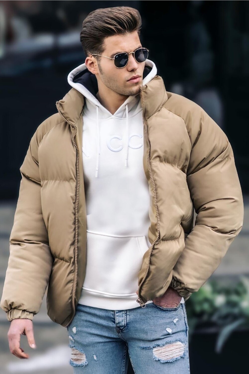 

Пальто Madmext, бежевый