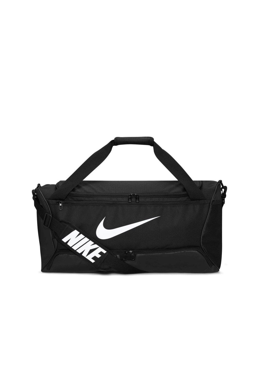 Спортивная сумка Brasilia Swoosh Training объемом 60 л Nike, черный двойной плечевой ремень для саксофона шейный ремень для саксофона регулируемый ремень профессиональный плечевой ремень без
