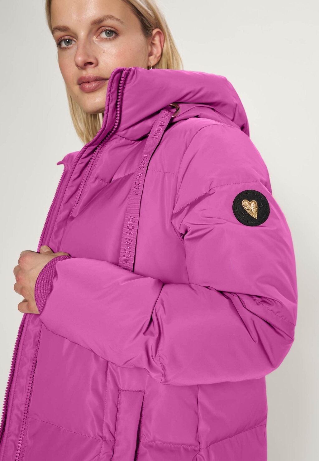

Пуховое пальто NOVA SQUARE DOWN COAT Mos Mosh, фиолетовый