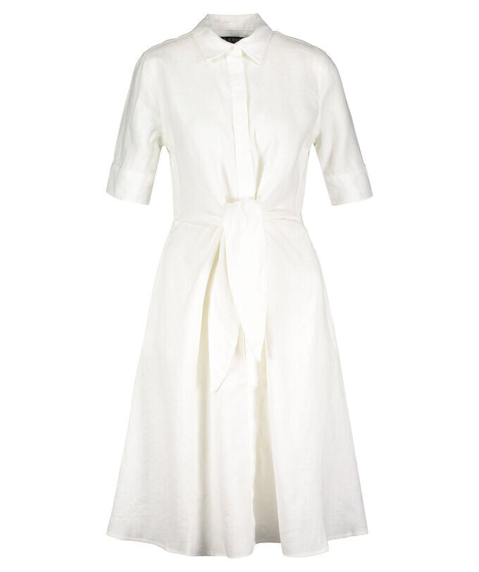 

Льняное платье Lauren Ralph Lauren, белый