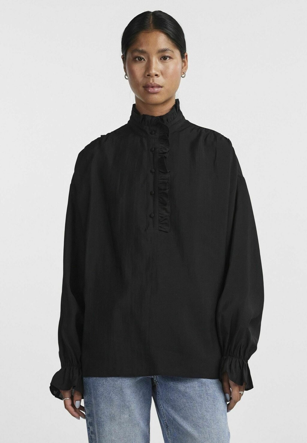 

Блузка Pieces, цвет black
