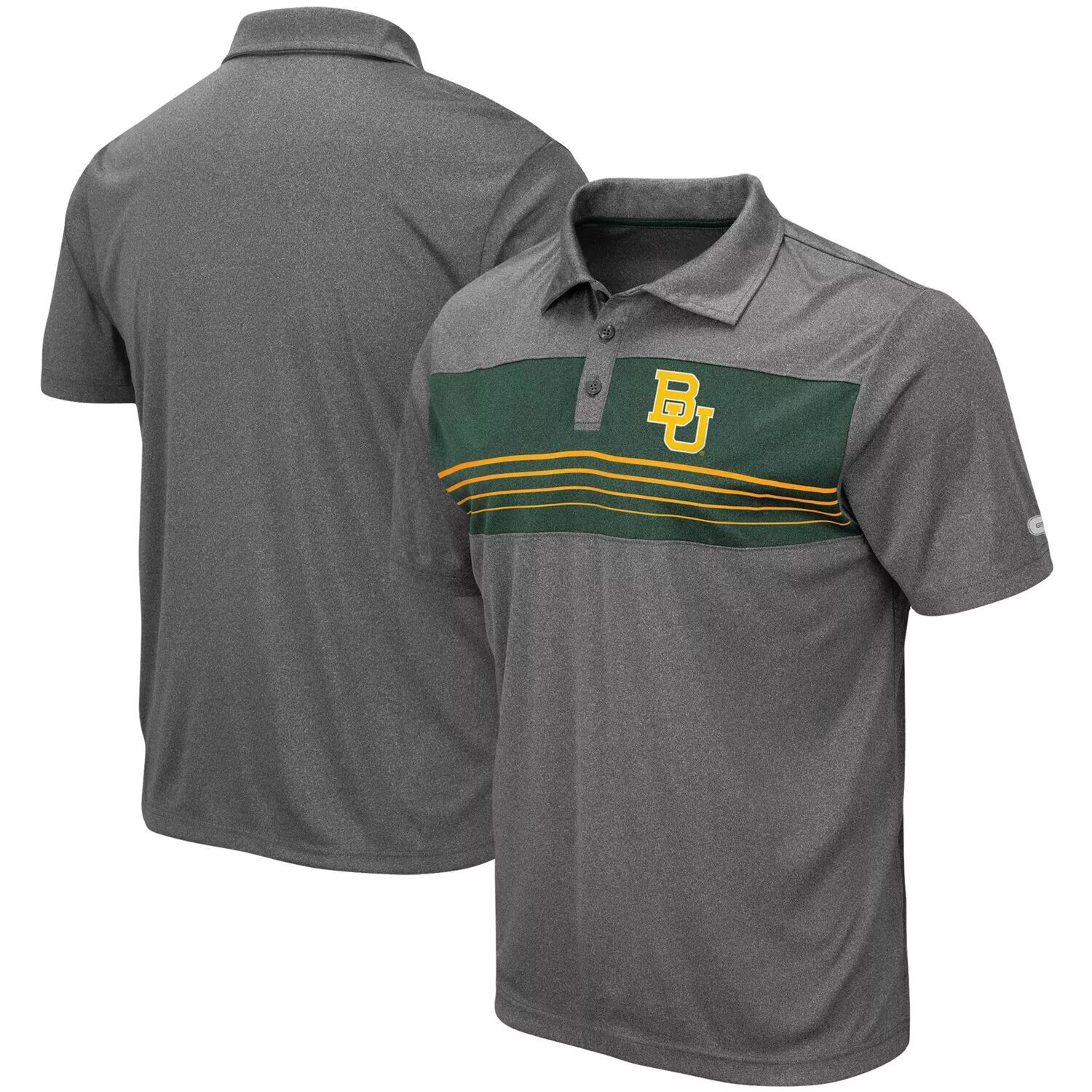 

Мужское темно-серое поло Baylor Bears Smithers Colosseum, Серый