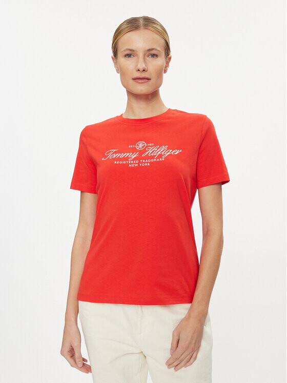 

Футболка стандартного кроя Tommy Hilfiger, красный
