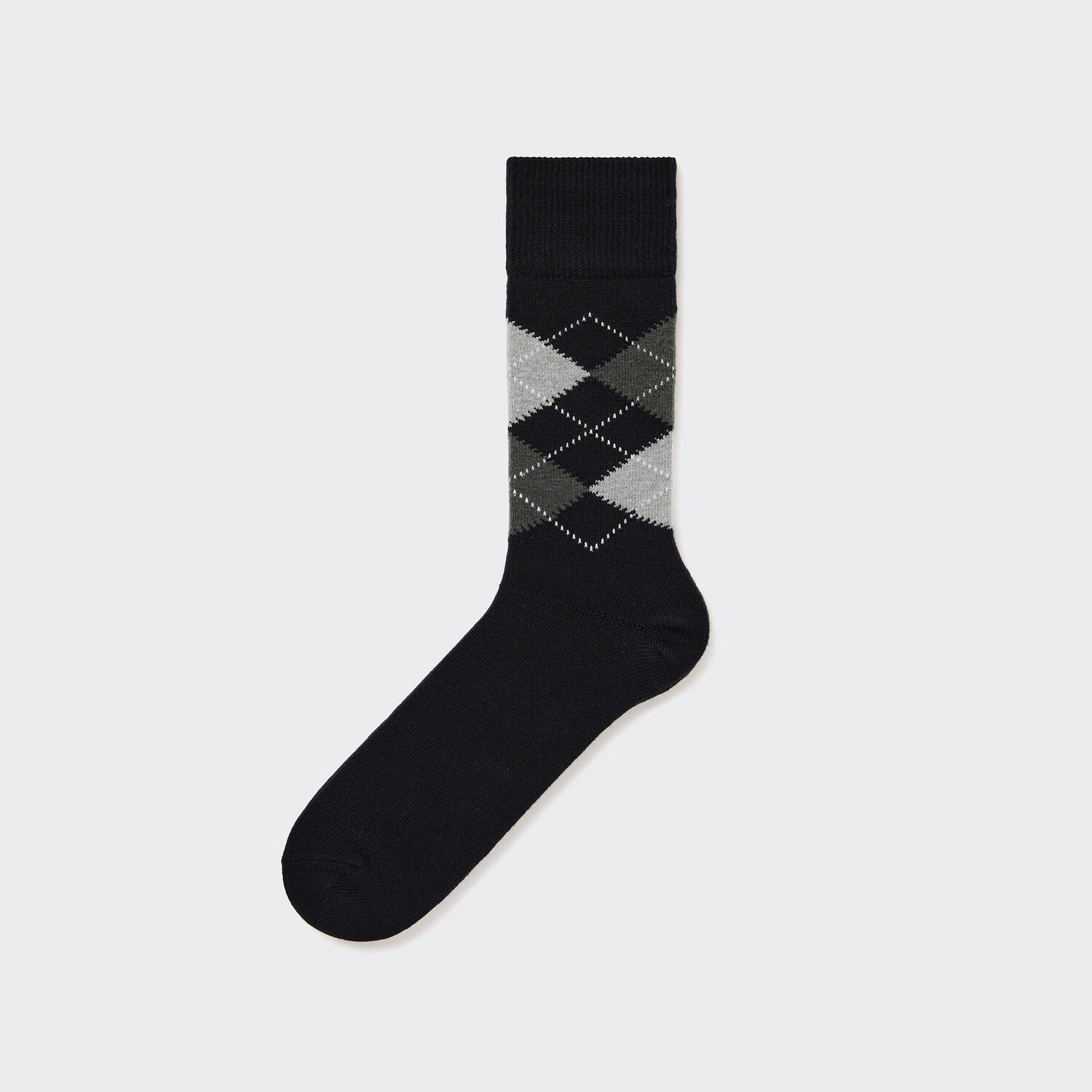 

Носки с узором Argyle Uniqlo, черный