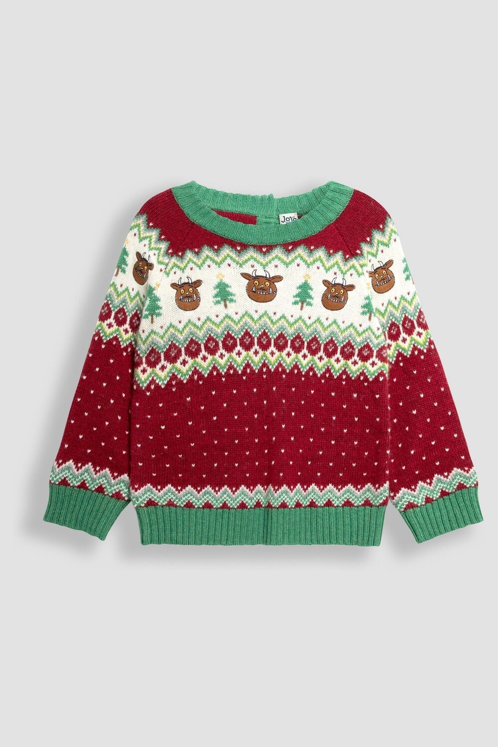 

Джемпер Gruffalo Fairisle Jojo Maman Bébé, красный