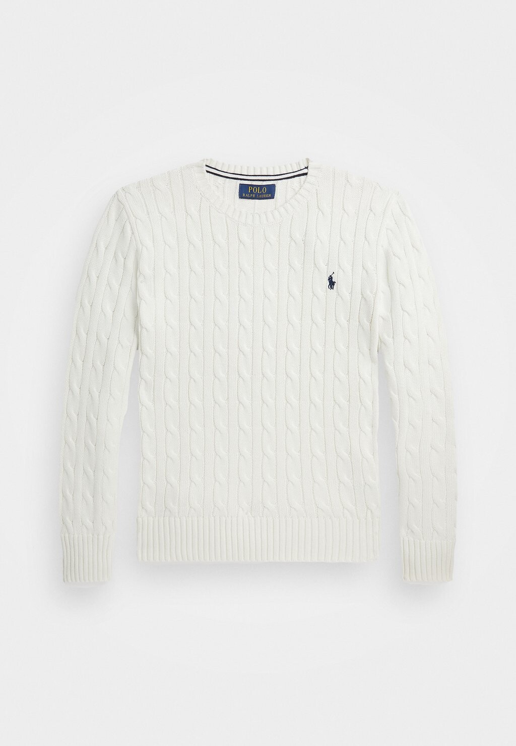 

Вязаный свитер CABLE Polo Ralph Lauren, цвет deckwash white
