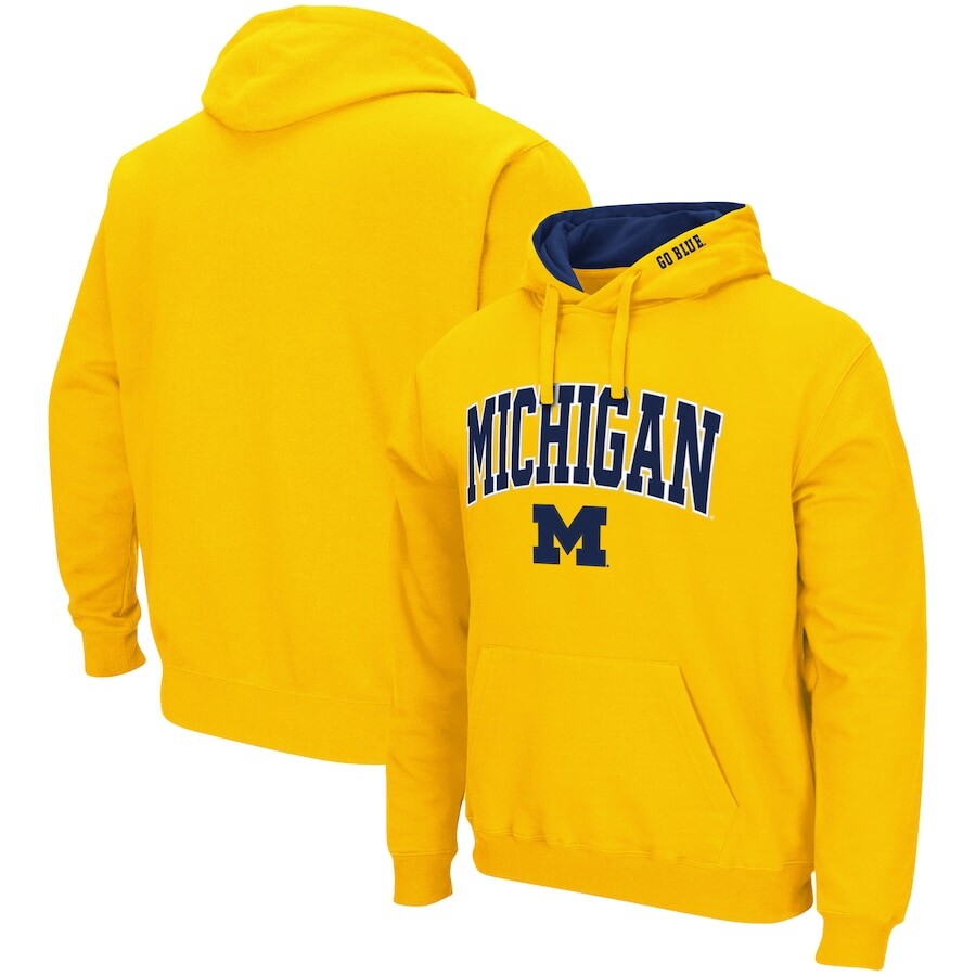 

Пуловер с капюшоном Colosseum Michigan Wolverines