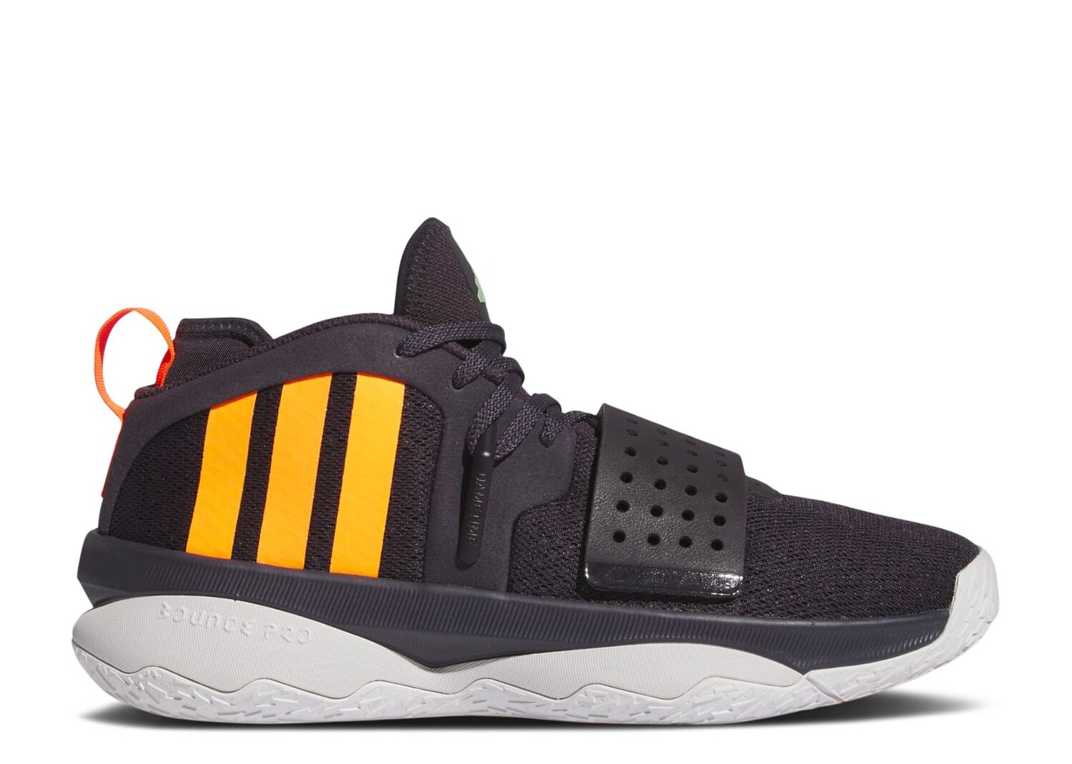 

Кроссовки adidas Dame 8 Extply 'Aurora Black Signal Orange', черный