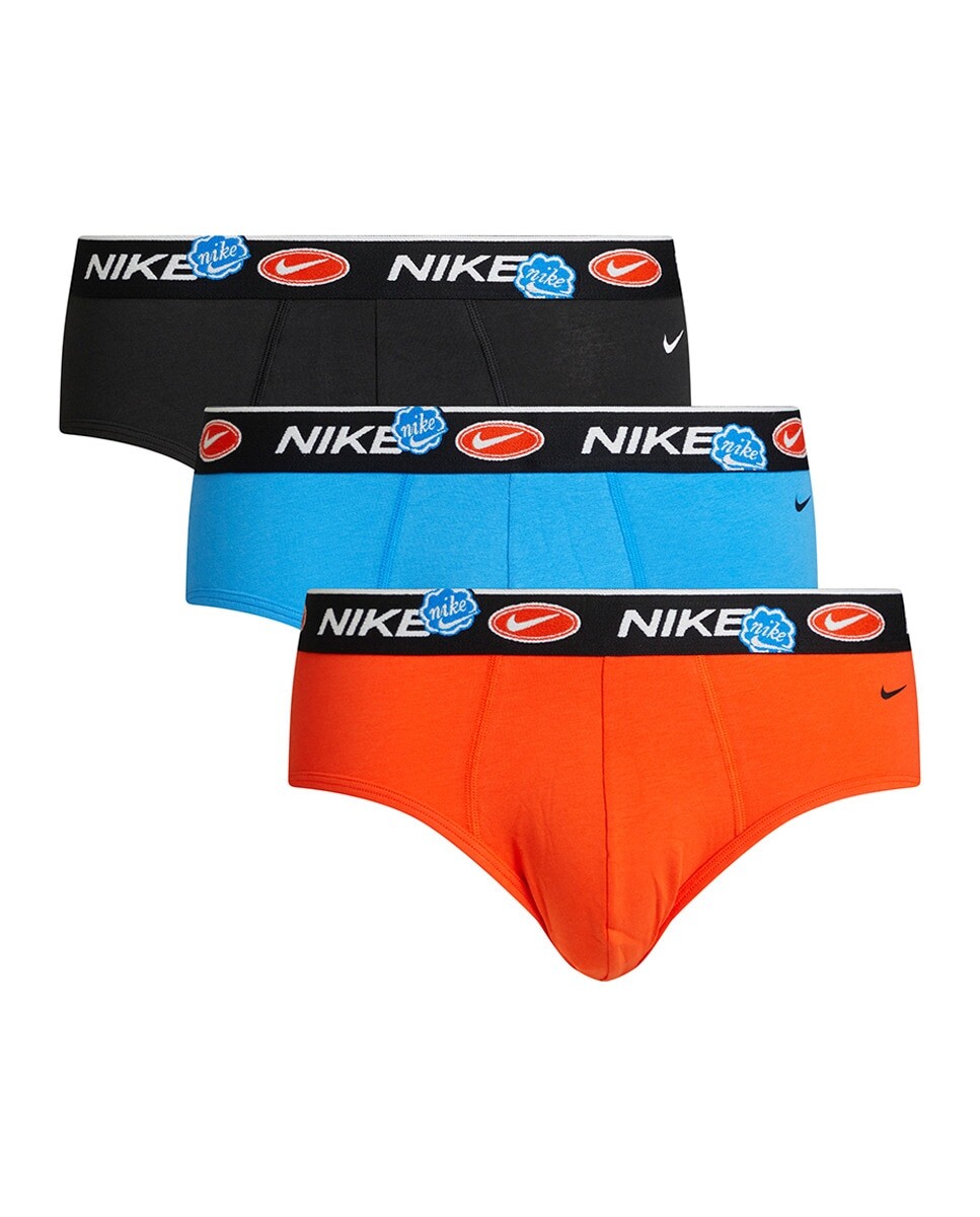 

Комплект из 3 трусов с эластичной резинкой на талии Nike, оранжевый