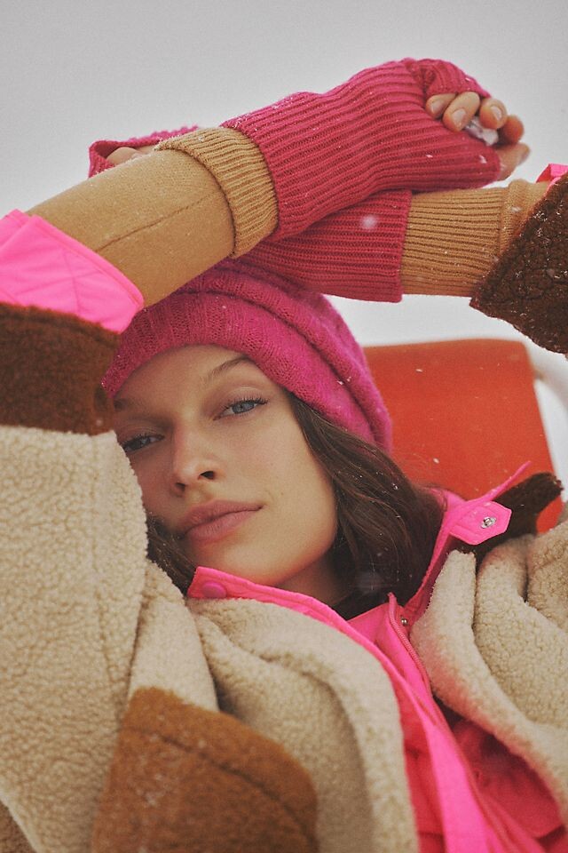 

Варежки UGG без пальцев, розовый