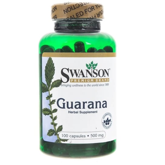Swanson, Гуарана 500 мг - 100 капсул swanson чеснок без запаха 500 мг 100 капсул