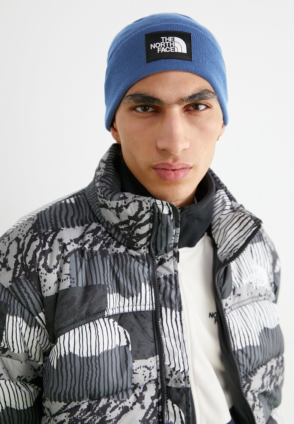 

Шапка-бини Dock Worker The North Face, нежно-голубого цвета