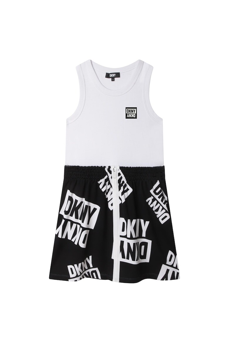 

Выкройное платье с дизайном 2 в 1 Dkny, черный