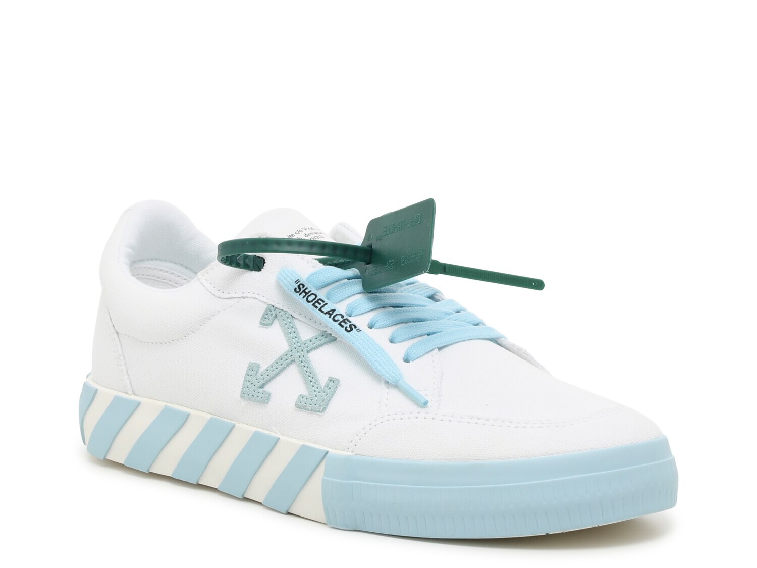 

Кроссовки мужские Off-White Low Vulcanized, белый / голубой
