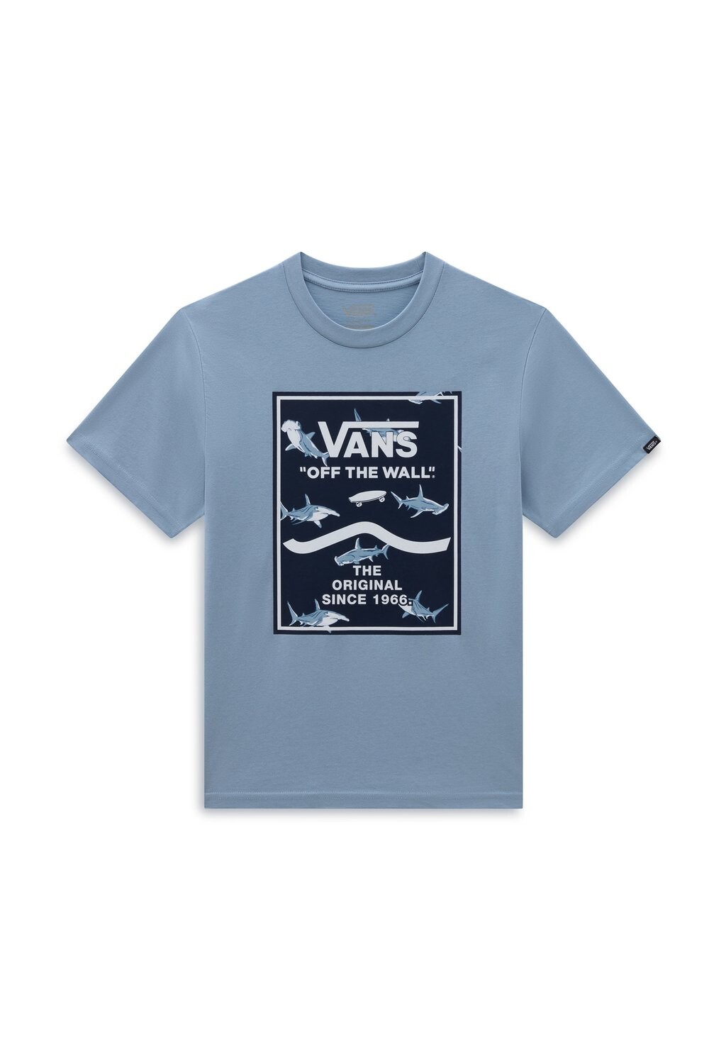 

Футболка с принтом BOX Vans, цвет dusty blue