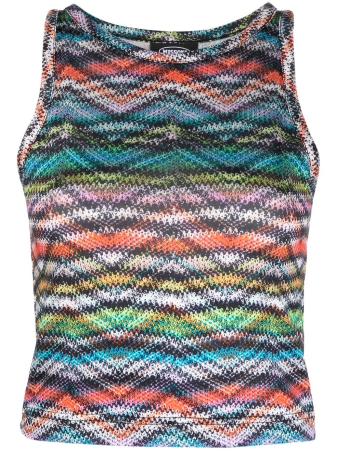 

Missoni спортивный топ с узором зигзаг, синий