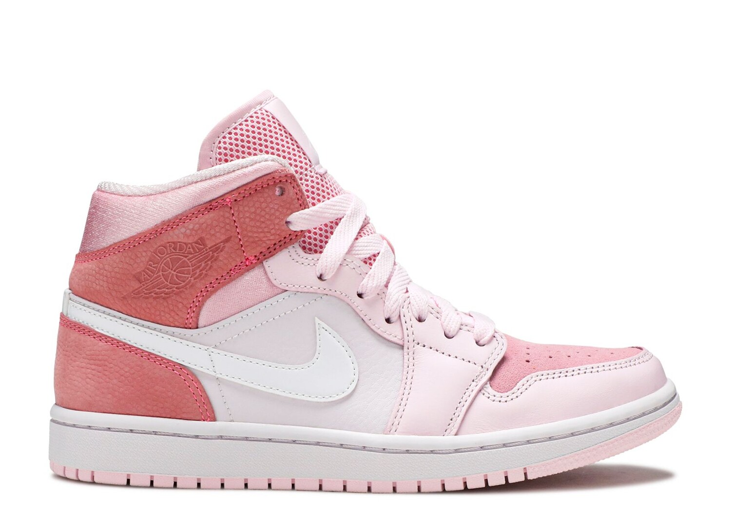 

Кроссовки Air Jordan Wmns Air Jordan 1 Mid 'Digital Pink', розовый