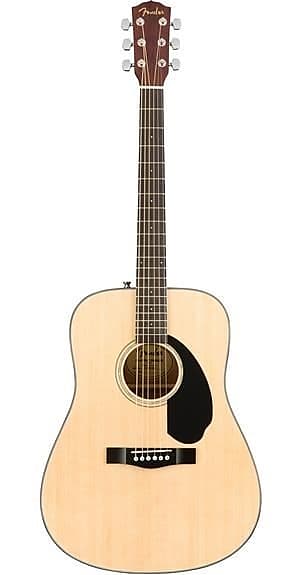 цена Акустическая гитара Fender CD-60S Solid Spruce Top Acoustic Dreadnought Size Guitar, Gloss Natural
