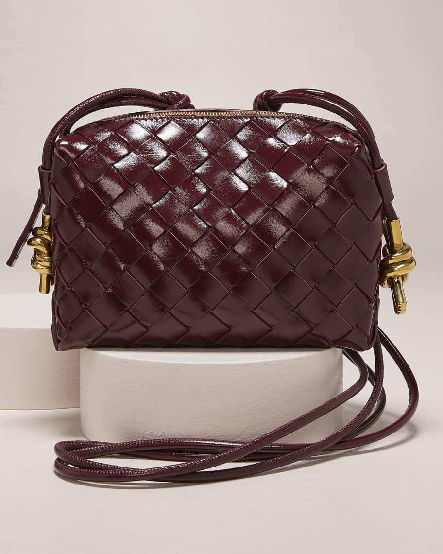

Миниатюрная сумка через плечо Intrecciato с петлей и узлом Bottega Veneta