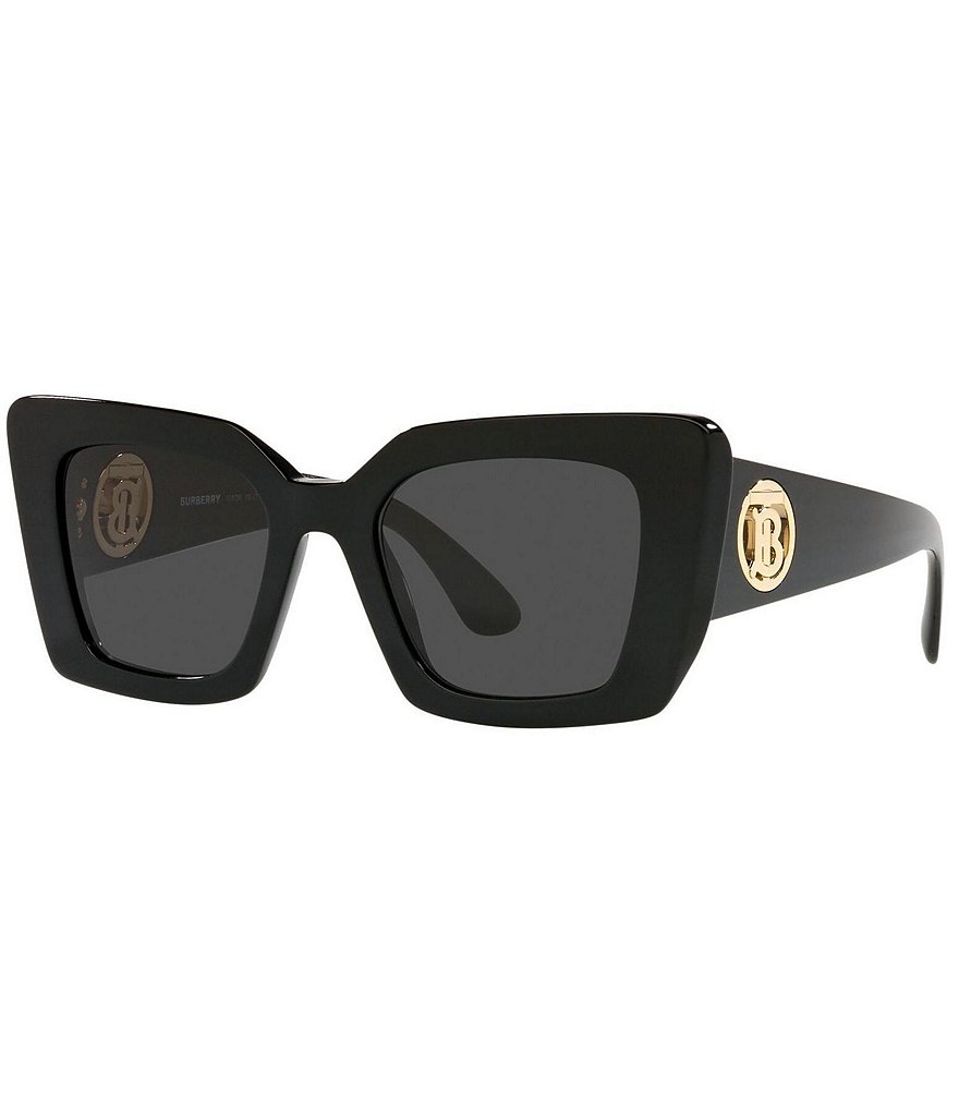 Burberry Женские квадратные солнцезащитные очки Be4344 51 мм, черный женские очки aiden be2325 51 burberry коричневый