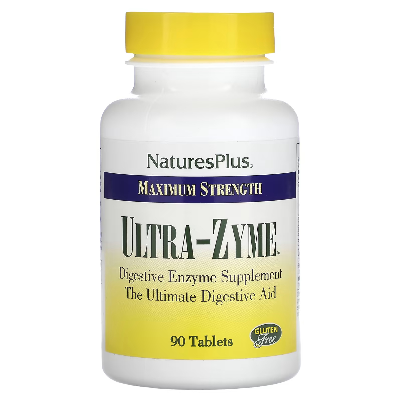 Пищевая добавка NaturesPlus Максимальная сила Ultra-Zyme, 90 таблеток naturesplus жевательные nutri zyme перечная мята 90 таблеток