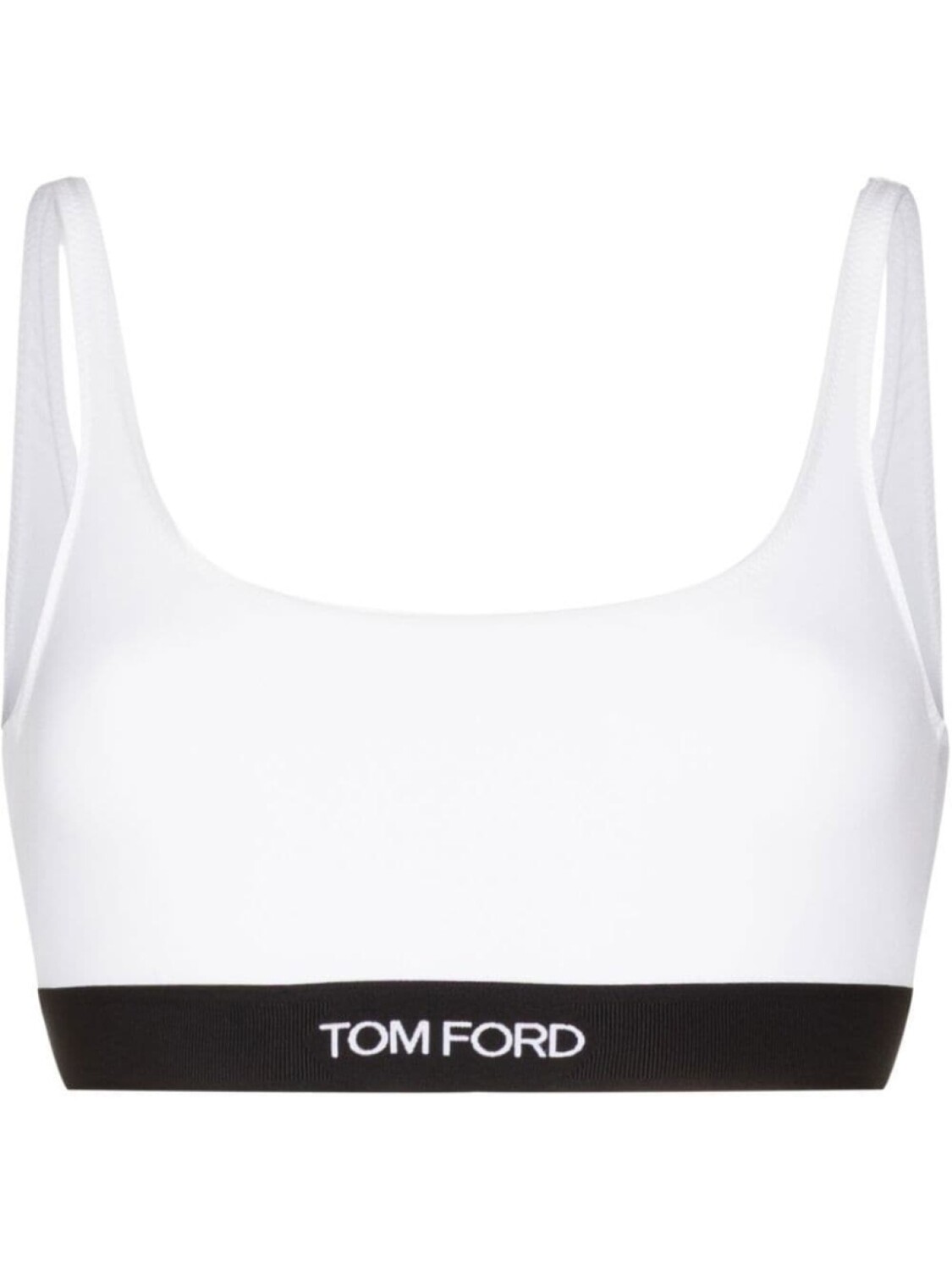 

TOM FORD топ-бралетт с логотипом, белый