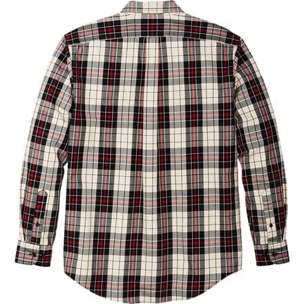 рубашка alaskan guide мужская filson цвет cream black Легкая рубашка Alaskan Guide мужская Filson, белый/черный/красный