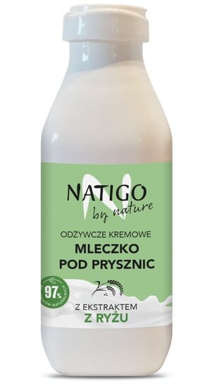 

Питательное молочко для душа, рис, 400 мл Natigo By Nature