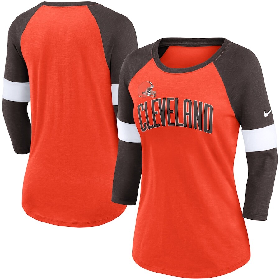 

Футболка с длинным рукавом Nike Cleveland Browns, оранжевый