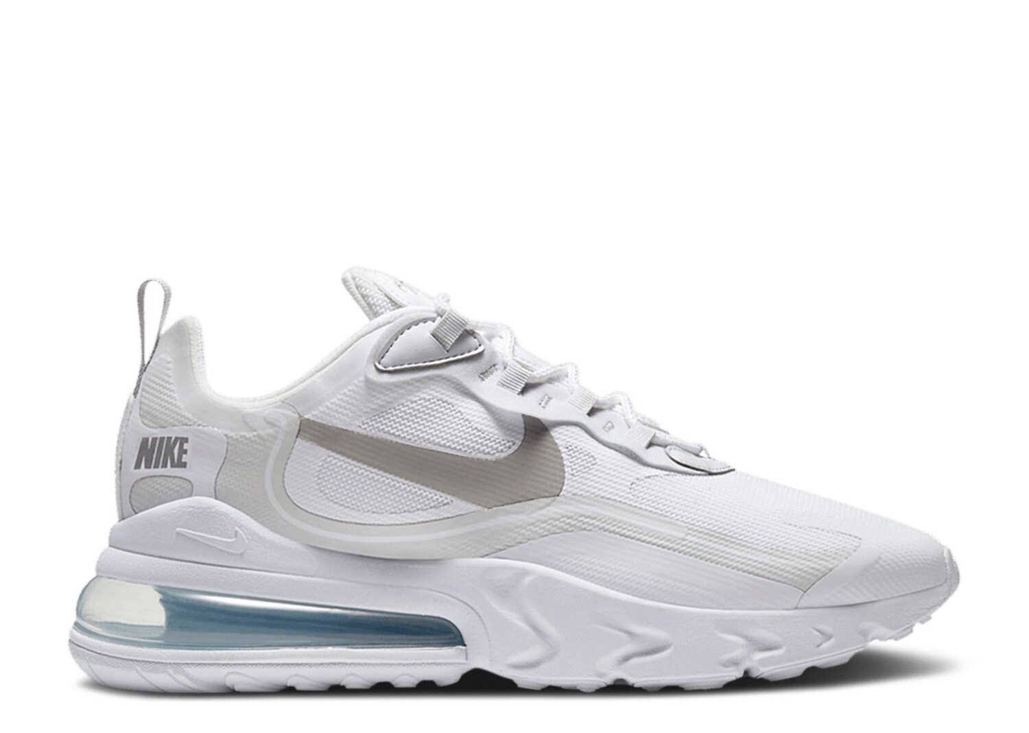 

Кроссовки Nike Air Max 270 React 'White Light Smoke Grey', белый