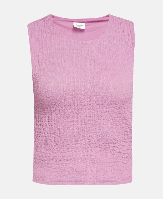 

Вязаный топ Abercrombie, розовый