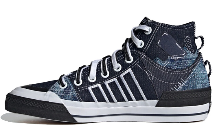 

Adidas Originals Nizza Hi Dl Синий/Белый