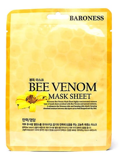 Тканевая маска Baroness эластичная с экстрактом пчелиного яда 21г