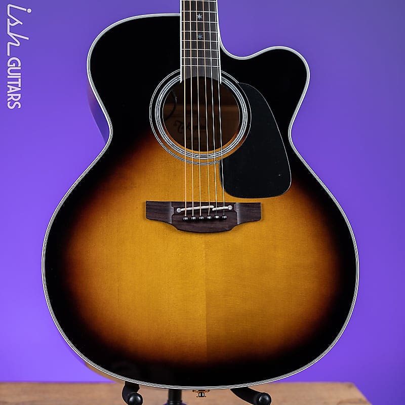 Акустическая гитара Takamine P6JC Jumbo Acoustic-Electric Guitar Brown Sunburst Gloss