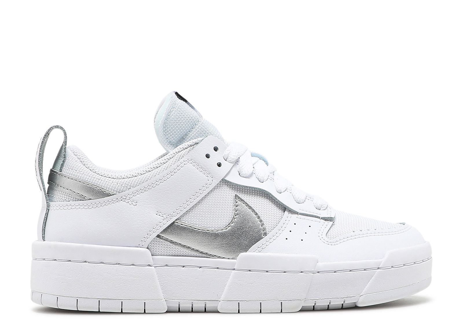 

Кроссовки Nike Wmns Dunk Low Disrupt 'White Metallic Silver', белый