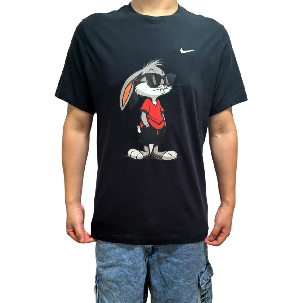 

Футболка унисекс черная Nike, черный