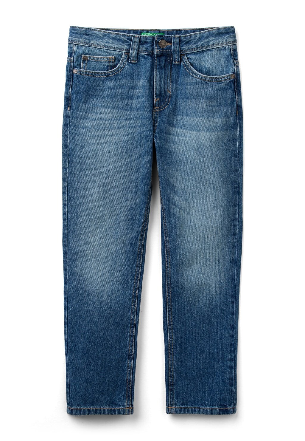 

Джинсы Straight Leg United Colors of Benetton, цвет blue