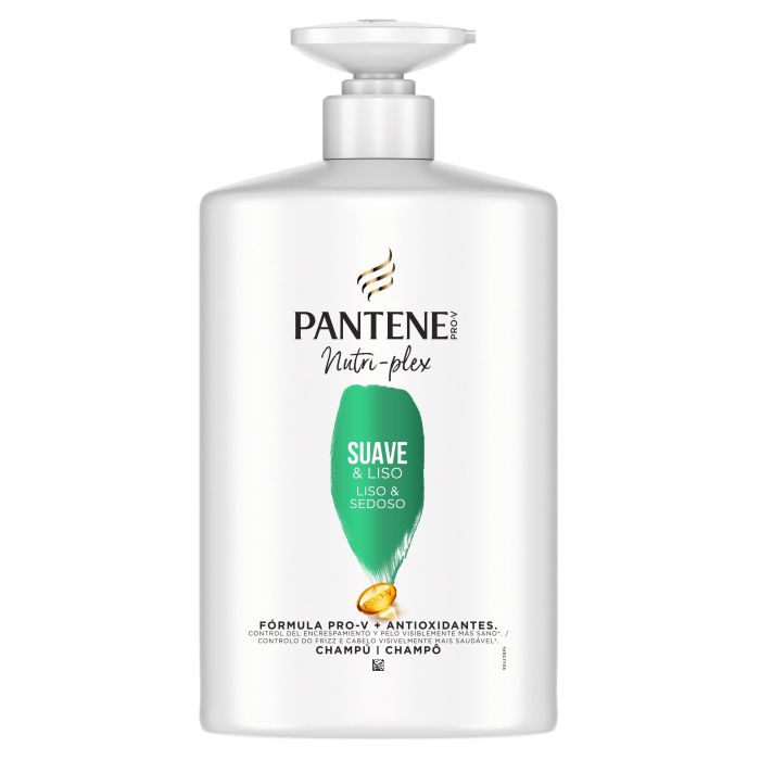 pantene shampoo pro v smooth and silky 400ml Шампунь Nutri-plex Champú Suave y Liso Pantene, 1000
