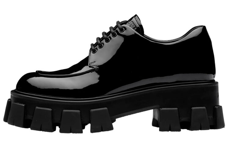 

Женские кожаные туфли Prada черные