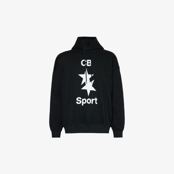 

Худи из хлопкового джерси CB Sport с логотипом Cole Buxton, черный