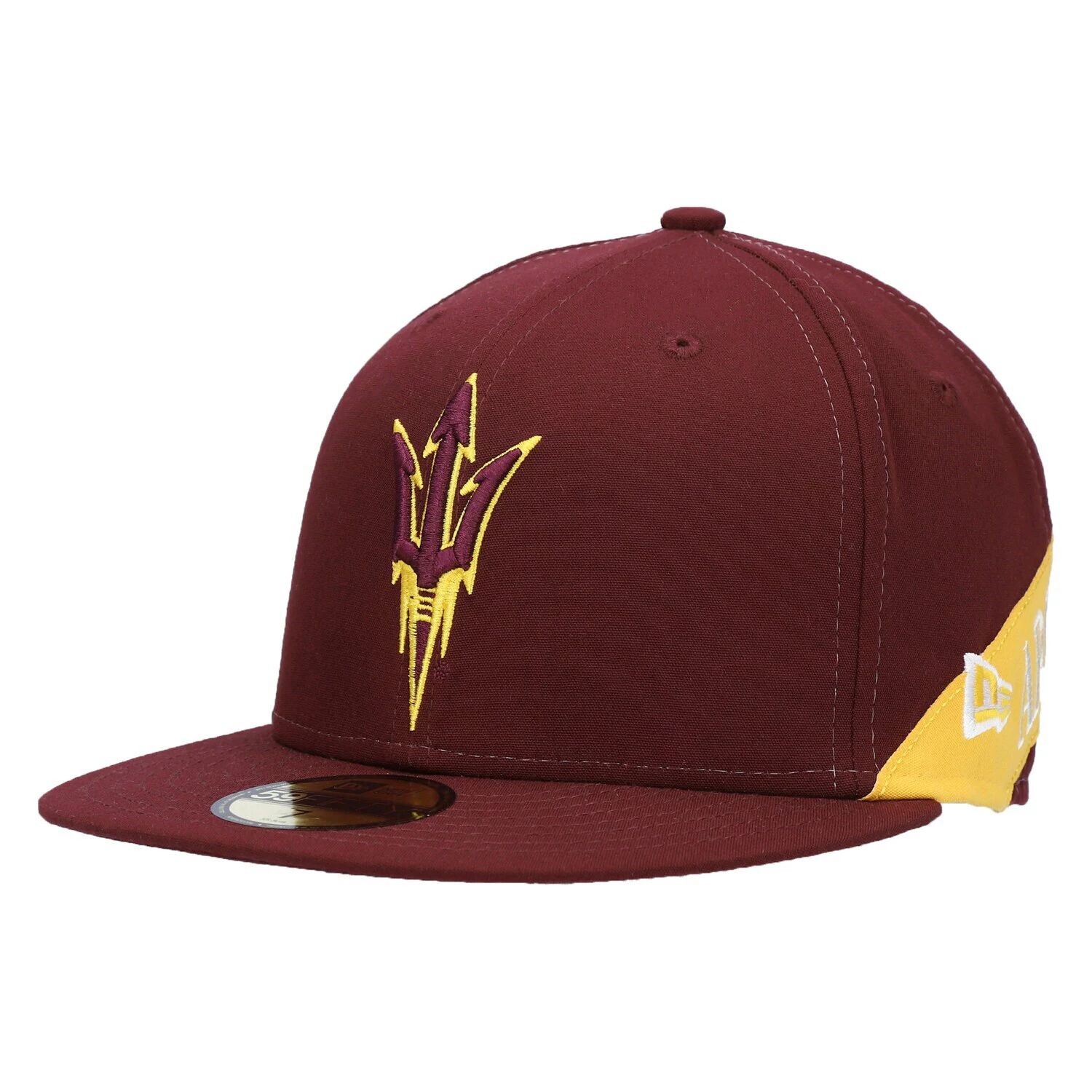 

Мужская облегающая шляпа New Era Maroon Arizona State Sun Devils Team Bulletin 59FIFTY