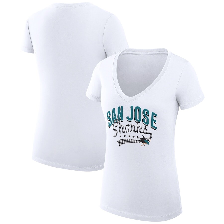 

Футболка с коротким рукавом G-III 4Her by Carl Banks San Jose Sharks, белый