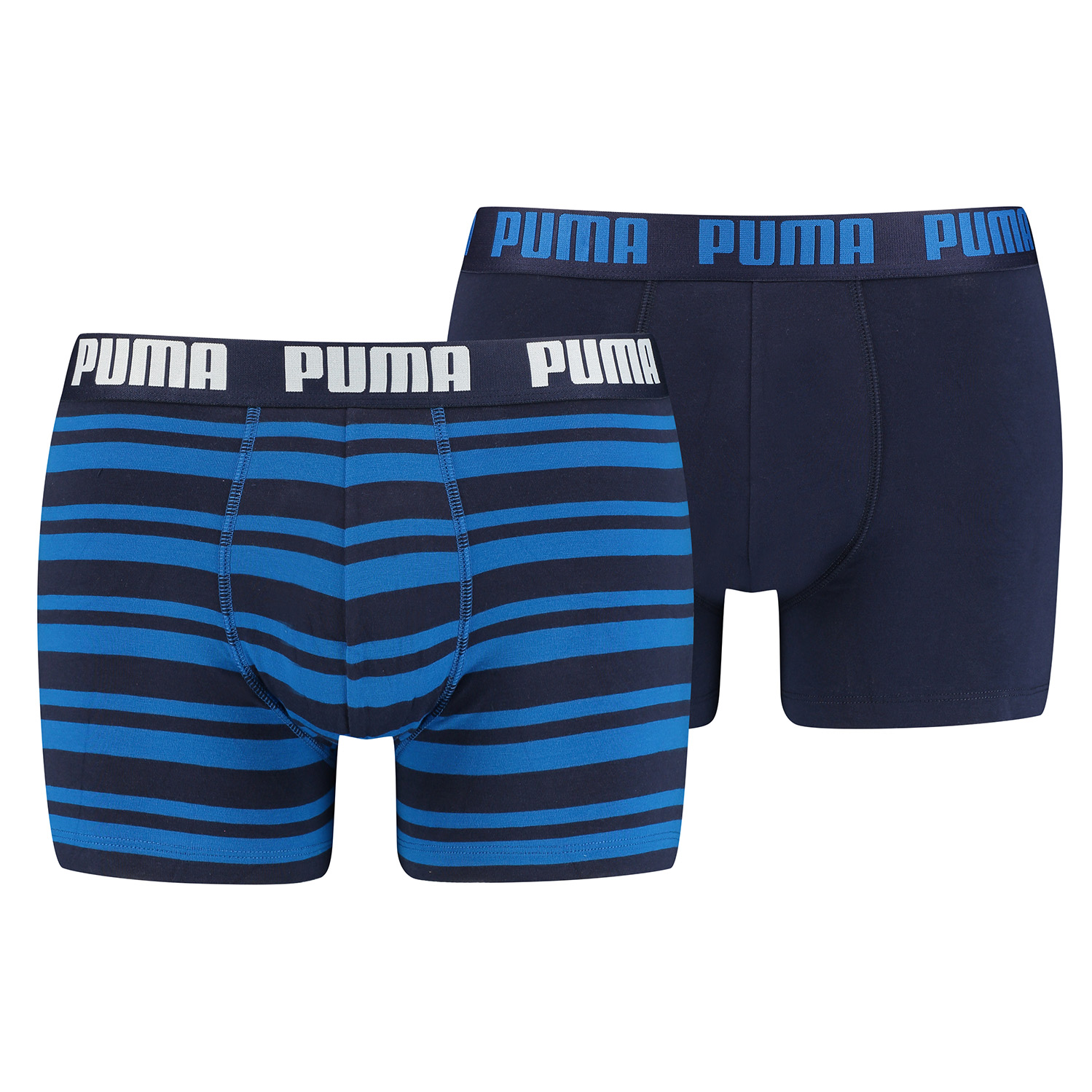 Боксеры Puma Boxershorts HERITAGE STRIPE BOXER 2 шт, цвет 056 - blue цена и фото