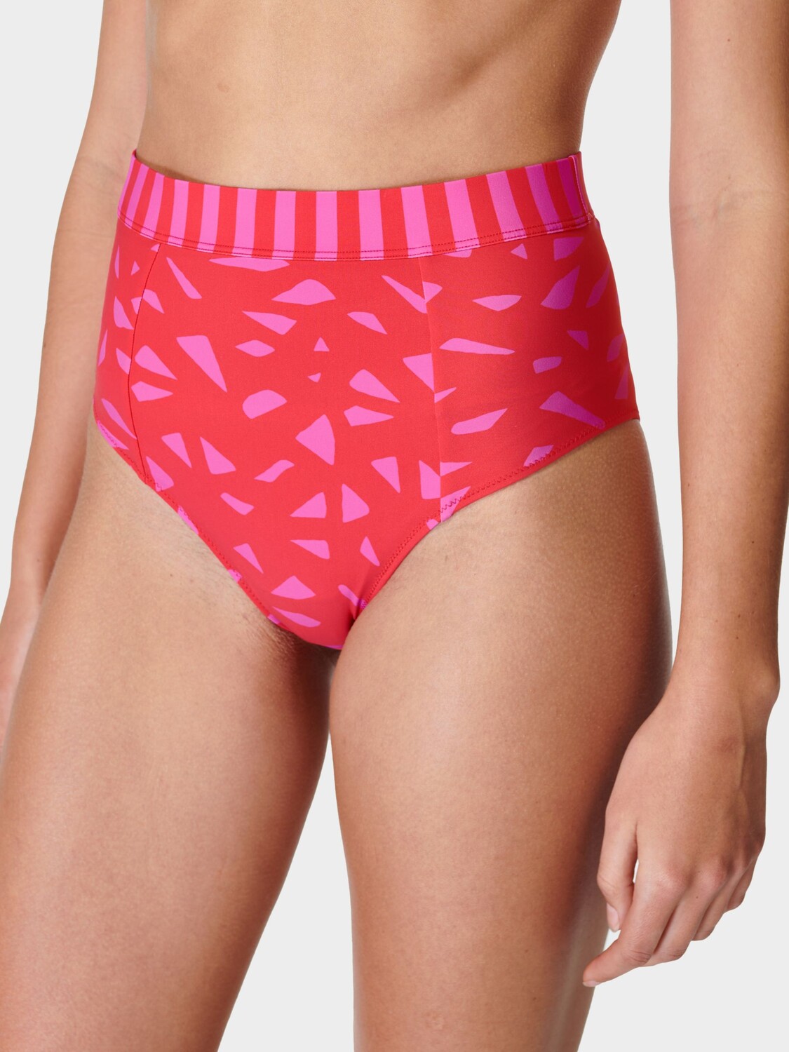 

Трусики бикини Xtra Life с высокой талией Sweaty Betty Brook, красный принт