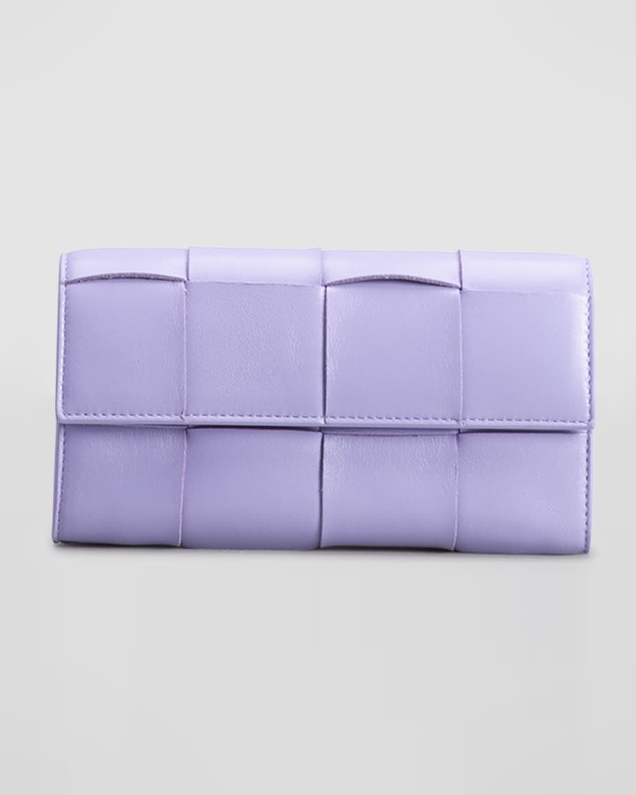 

Кожаный клатч Intrecciato с клапаном Bottega Veneta