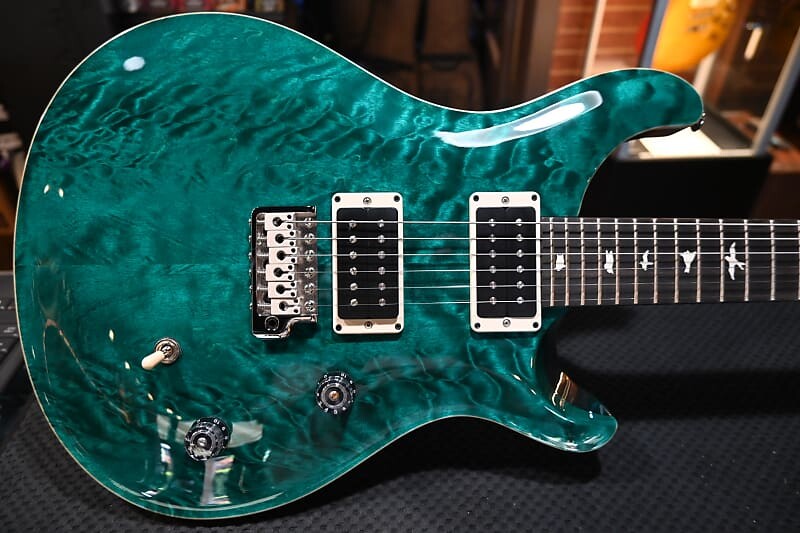 Электрогитара PRS Wood Library CE 24 Quilt - Turquoise #3069 электрогитара prs santana wood library