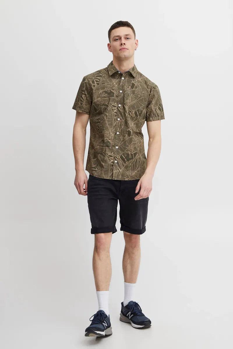 

Рубашка с короткими рукавами из смеси "BLEND BHShirt", цвет Forest Night