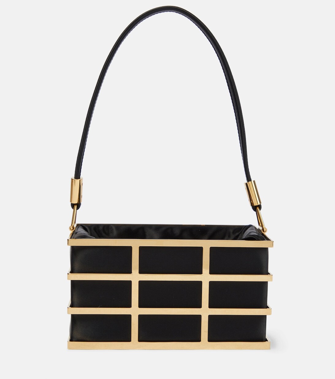

Сумка через плечо Minaudiere Cage Saint Laurent, черный